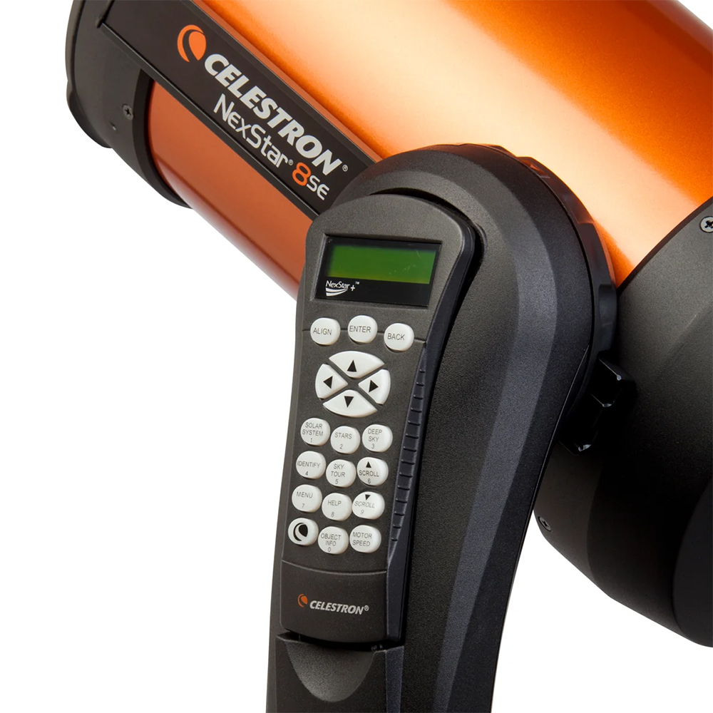 Celestron NexStar Plus Hand Controller attached to a Celestron AZ Mount 