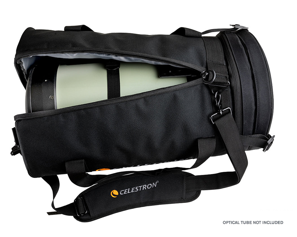 Celestron Optical Tube Carrying Case top down view with OTA