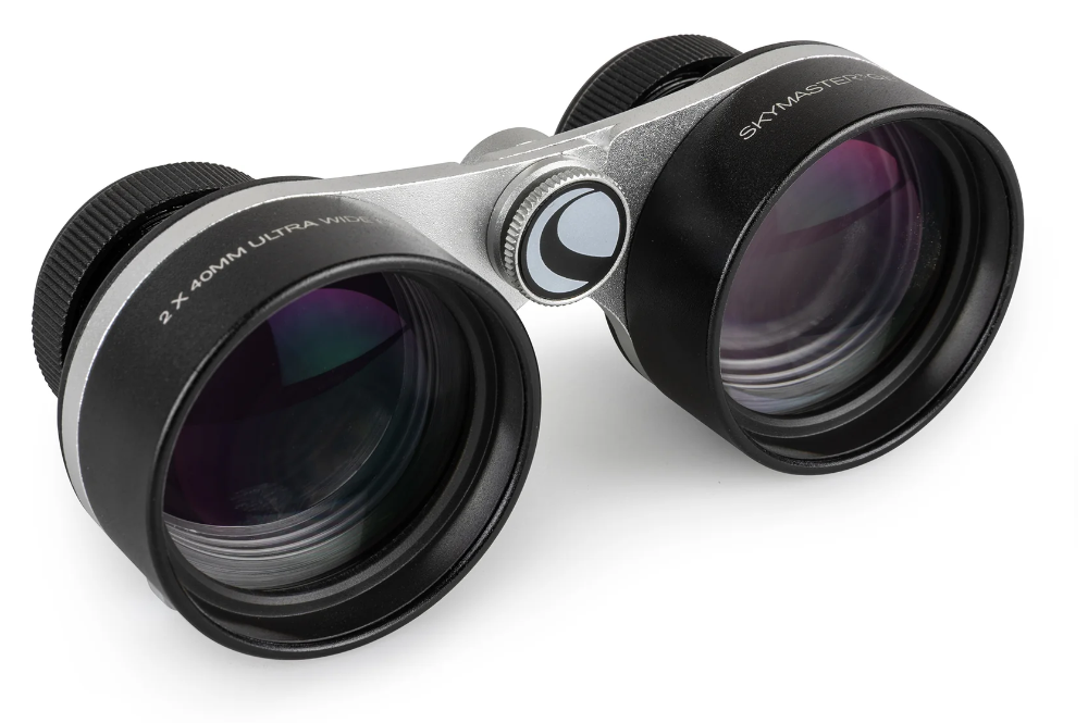 Celestron SkyMaster Pro 7x50 binoculars on tripod