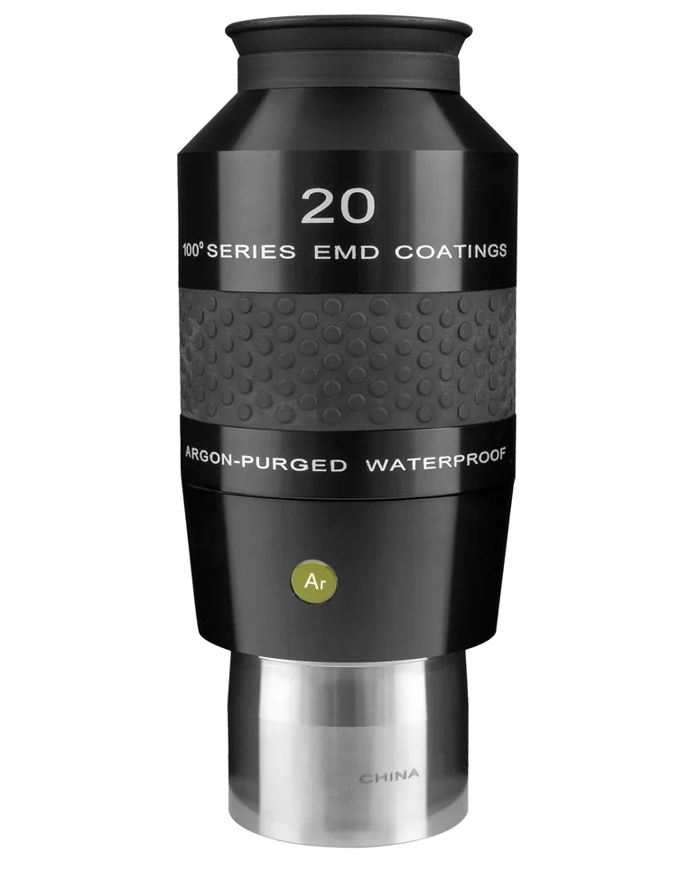 Explore Scientific 20 mm 100 Degree Series Argon-Purged Waterproof Eyepiece - 2