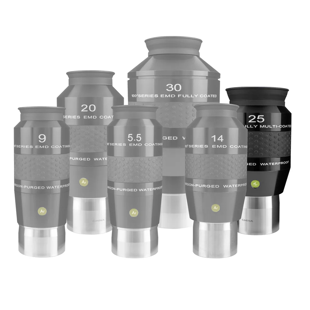 Explore Scientific 25 mm 100 Degree Series Argon-Purged Waterproof Eyepiece - 2
