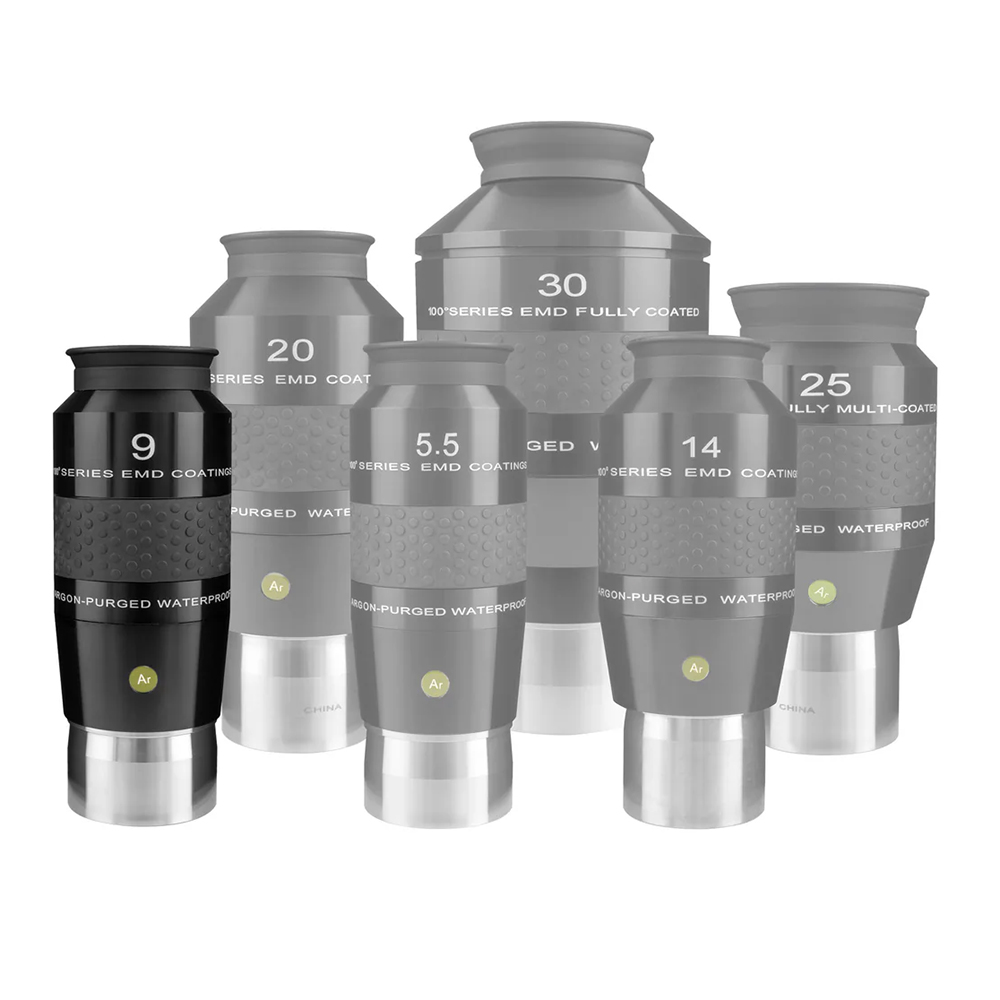 Explore Scientific 9 mm 100 Degree Series Argon-Purged Waterproof Eyepiece - 2