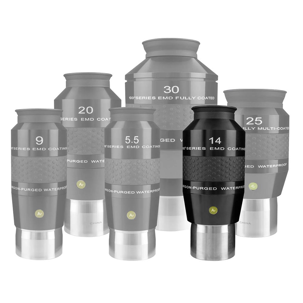 Explore Scientific 14 mm 100 Degree Series Argon-Purged Waterproof Eyepiece - 2