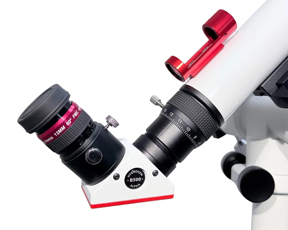 Close up of the helical focuser