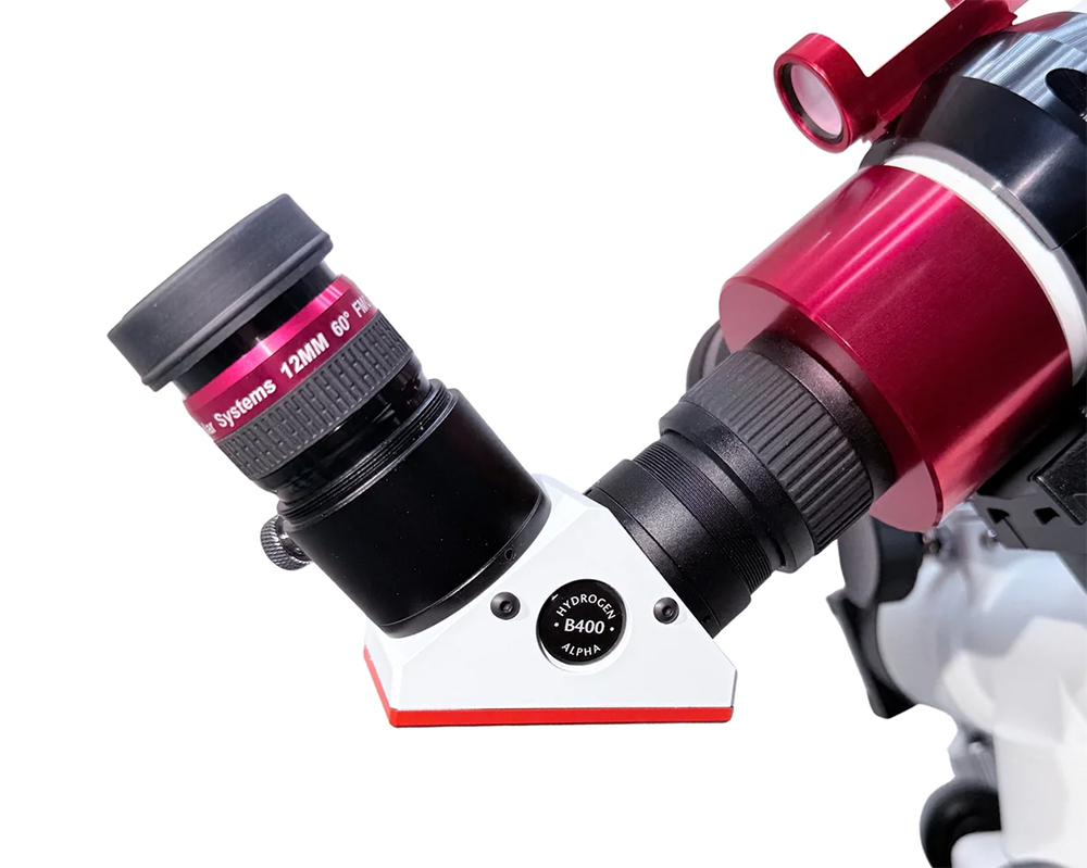 Close up of the helical focuser