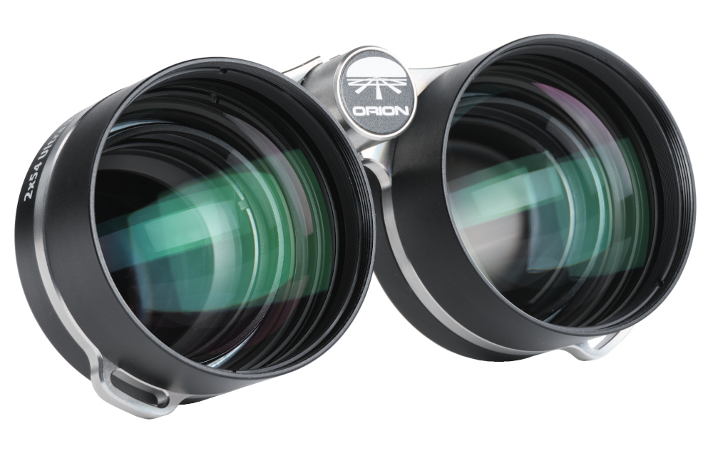 Orion 2x54 Ultra Wide Angle Binoculars angled to the left
