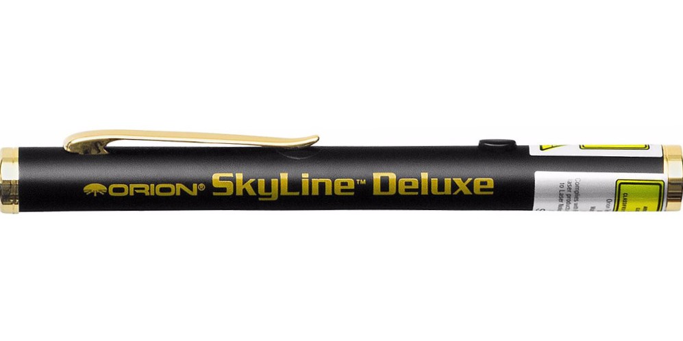 Orion SkyLine Deluxe Green Laser Pointer side view