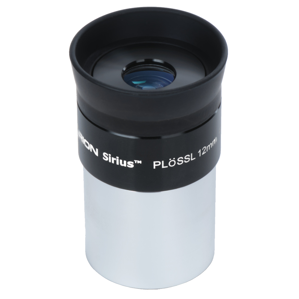 Angled view of the top of the Orion Sirius Plossl 12 mm