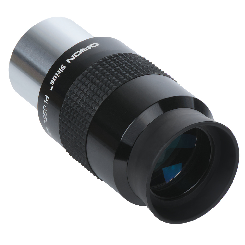 Angled side profile view of the top of the Orion Sirius Plossl 32 mm 