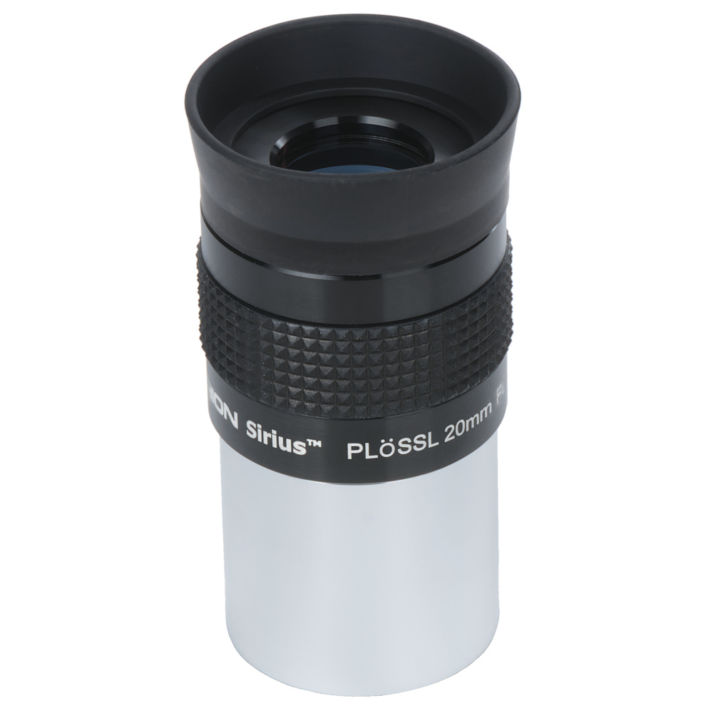Angled view of the top of the Orion Sirius Plossl 20 mm