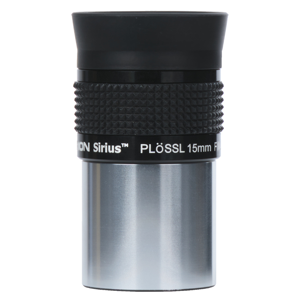 Orion Sirius Plossl 15 mm 1.25 Eyepiece upright side profile