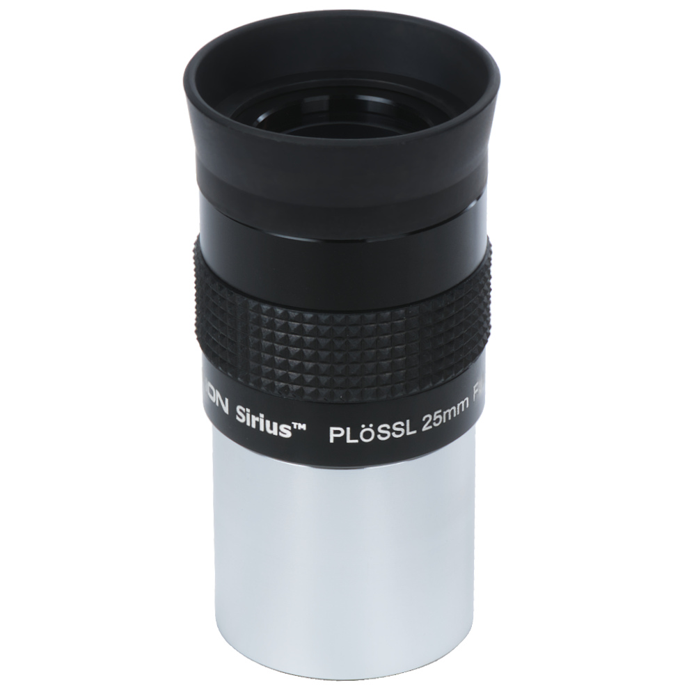 Angled view of the top of the Orion Sirius Plossl 25 mm