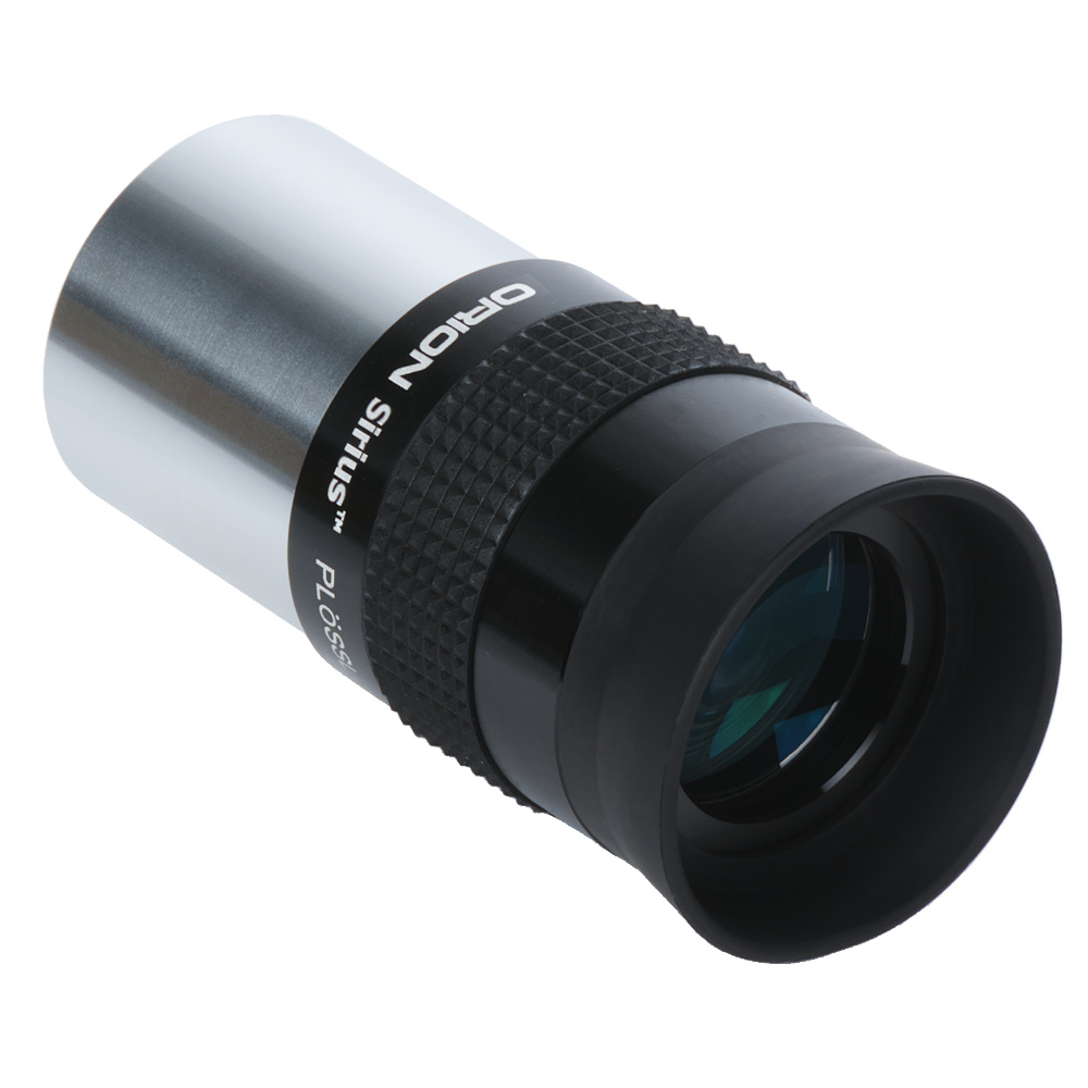 Angled side profile view of the top of the Orion Sirius Plossl 25 mm