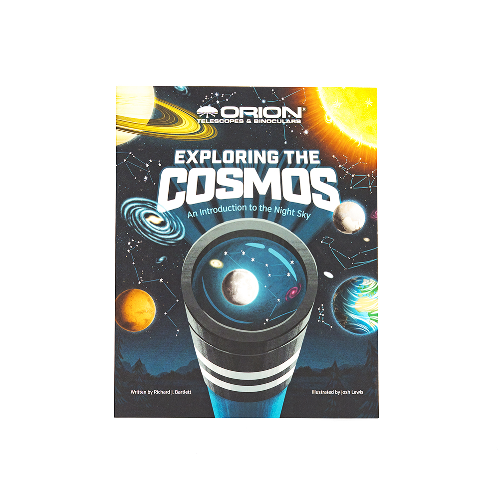 Top down cover of Orion Exploring the Cosmos