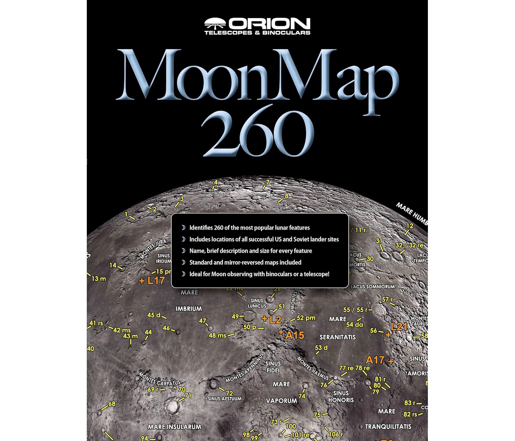 Orion Moon Map 260