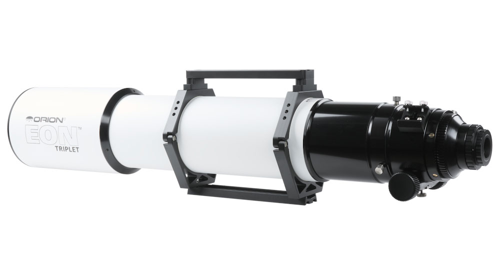 Orion EON 130 mm refractor facing front left