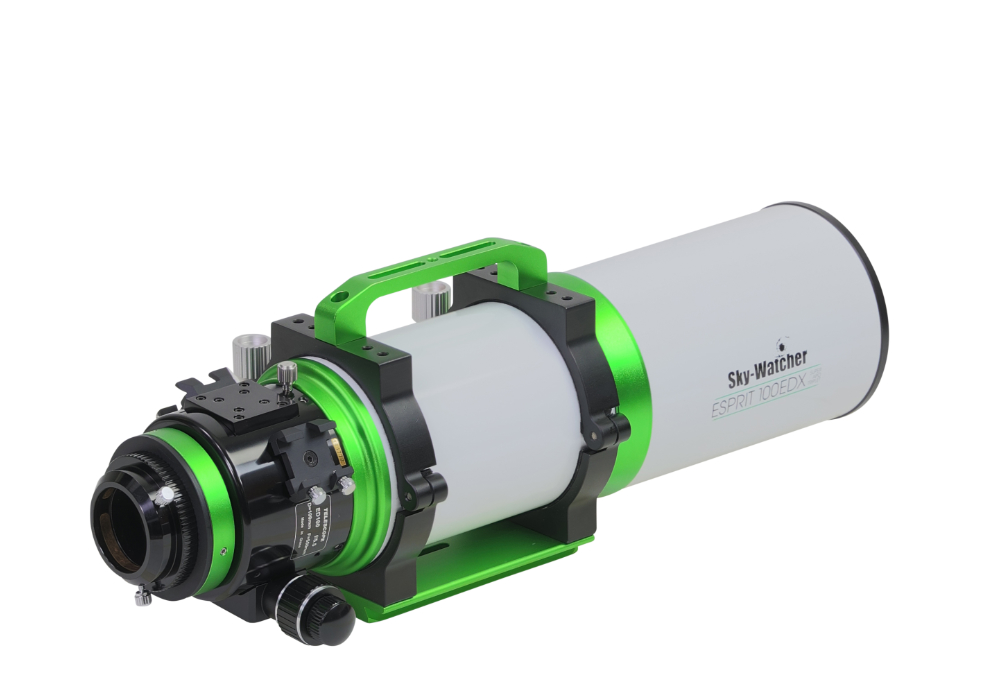 Sky-Watcher Esprit 100 EDX Triplet Super APO back right facing