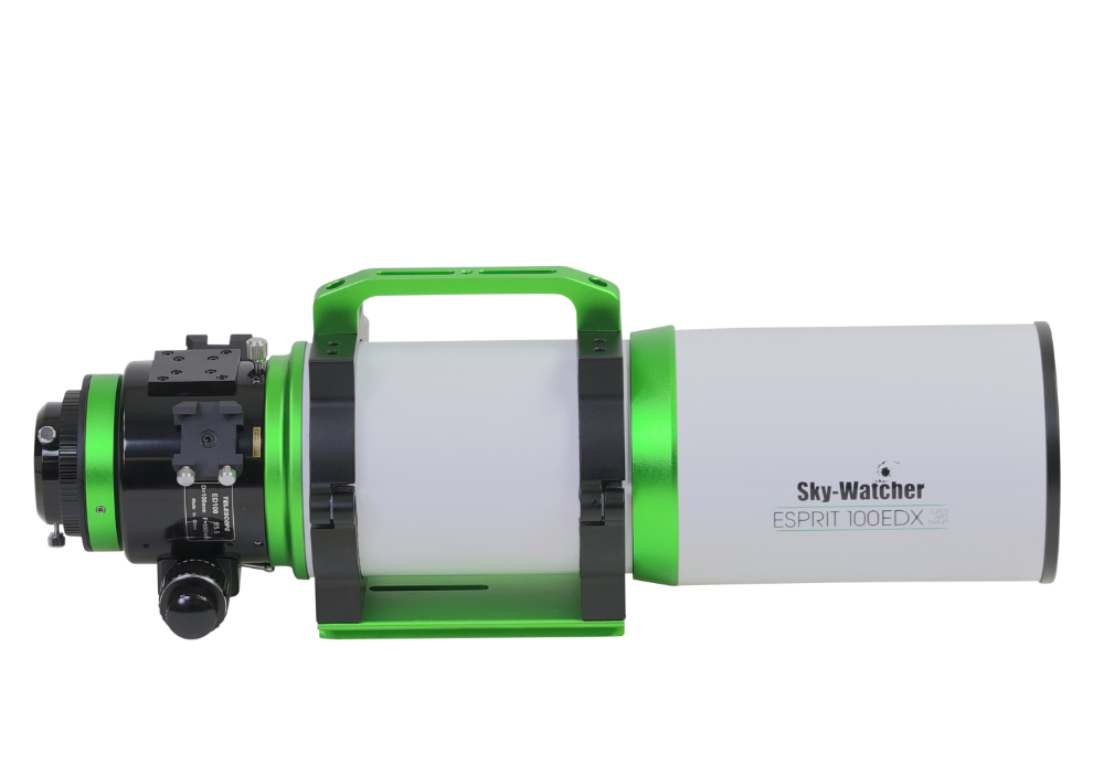 Sky-Watcher Esprit 100 EDX Triplet Super APO side right facing