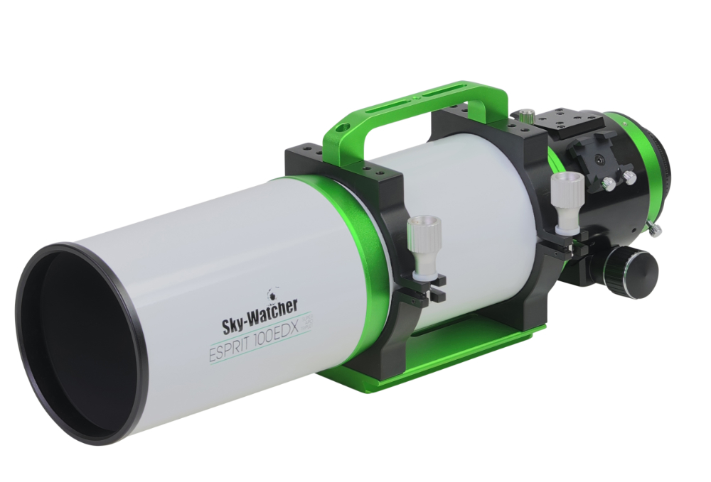 Sky-Watcher Esprit 100 EDX Triplet Super APO front left facing