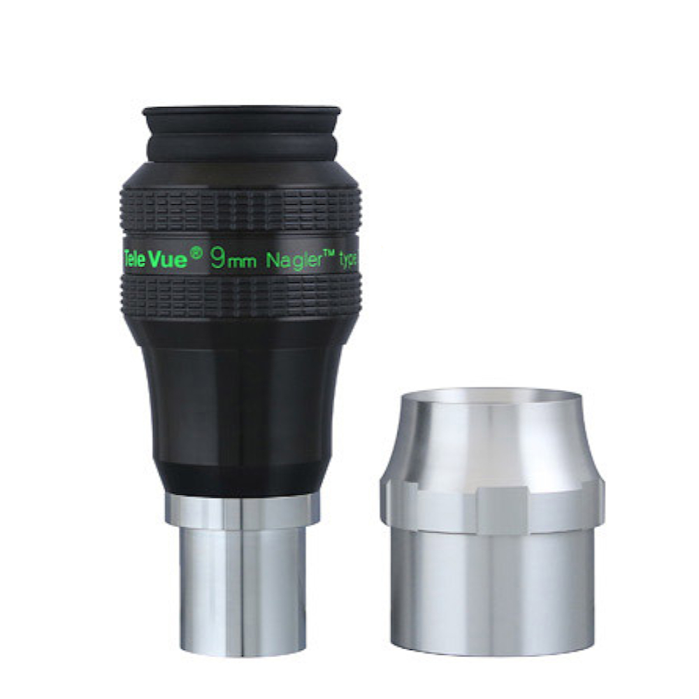 The Tele Vue 9 mm Nagler Type 7 Eyepiece with the 2 inch section removed