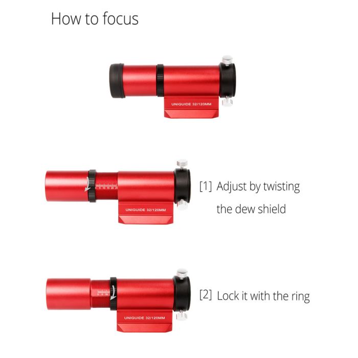 William Optics 32mm Uniguide Red