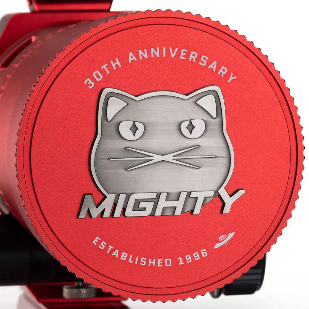William Optics Mighty Cat 30th Anniversary Logo on Lens Cap