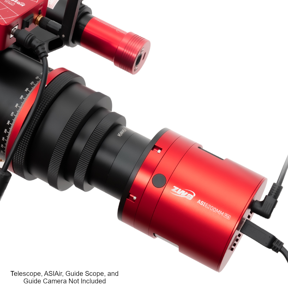 {{ASI6200MM-P25 attached to a telescope}}