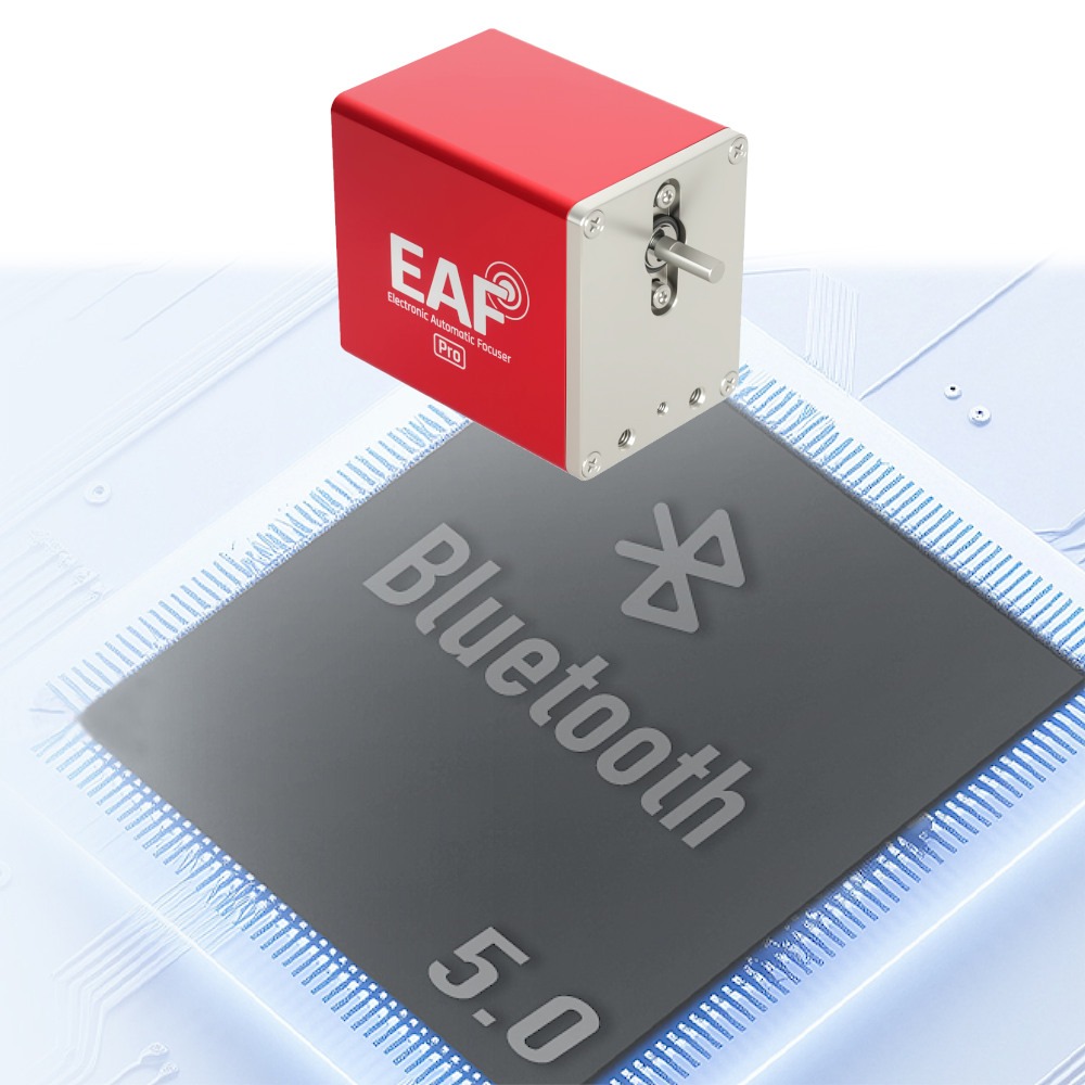 EAF Pro shown next to a Bluetooth chip
