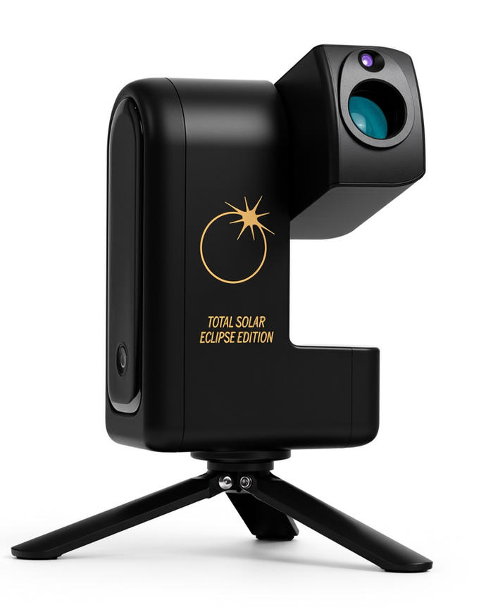 Seestar S30 Pro Eclipse Edition quarter profile shot, facing left