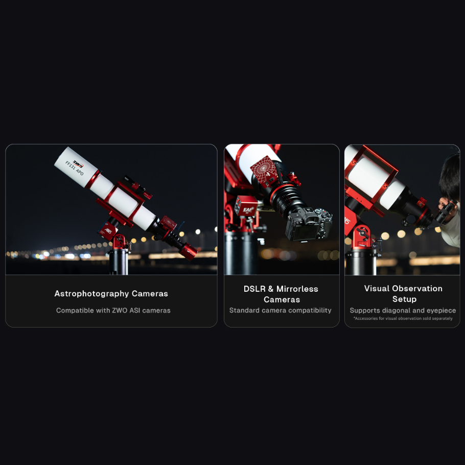 ZWO APO Refractor Connections