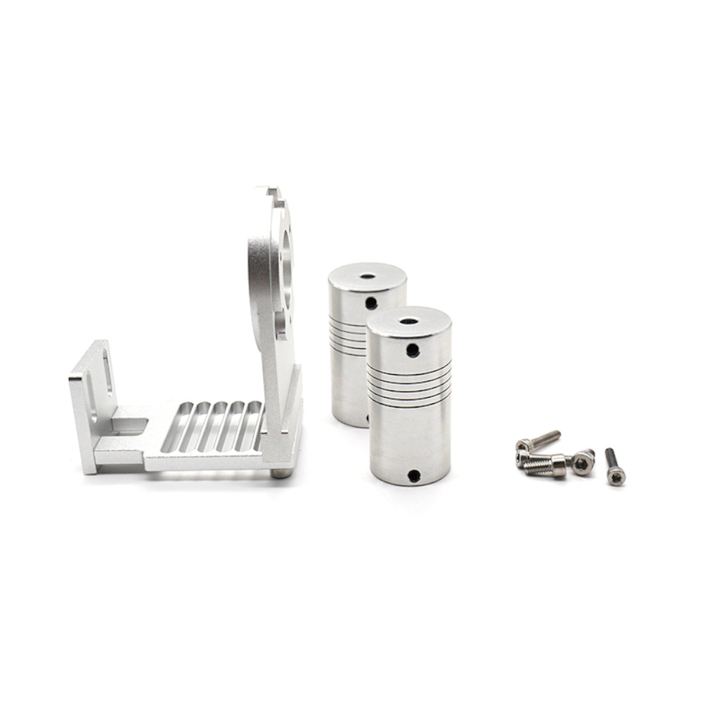 Bracket assembly with couplers and mounting hardware