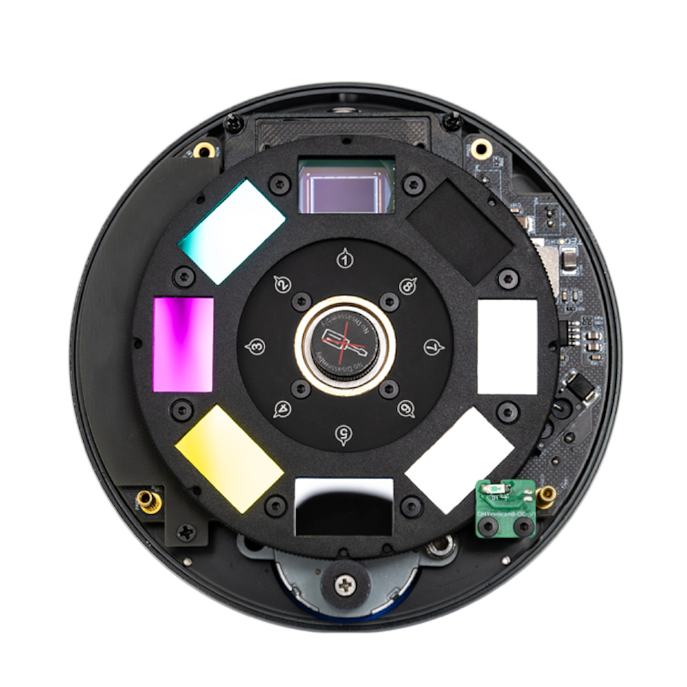 The miniCAM8 with the cover removed