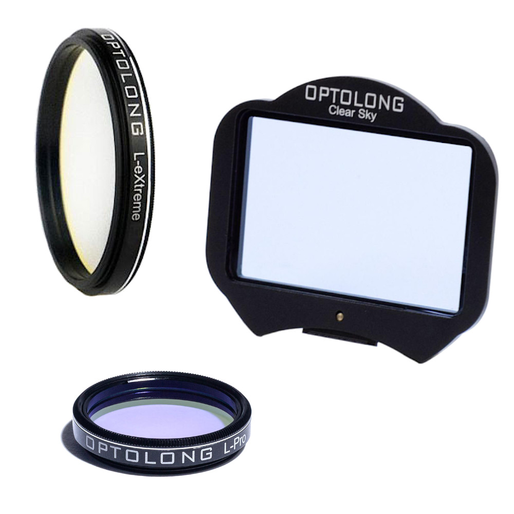 Example of different sized filters