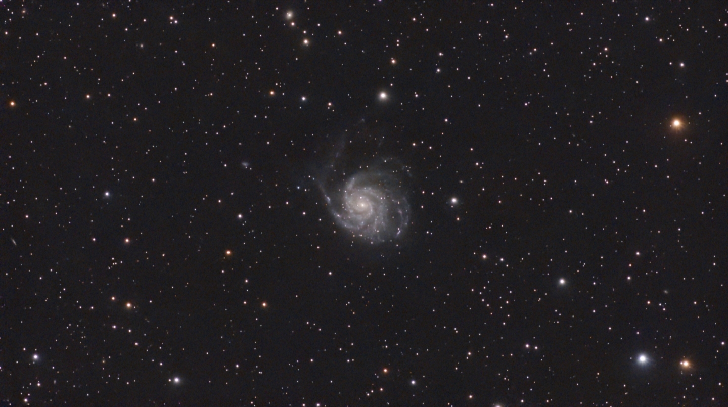 Photo of M101 Before Stellar Studio Enhancements