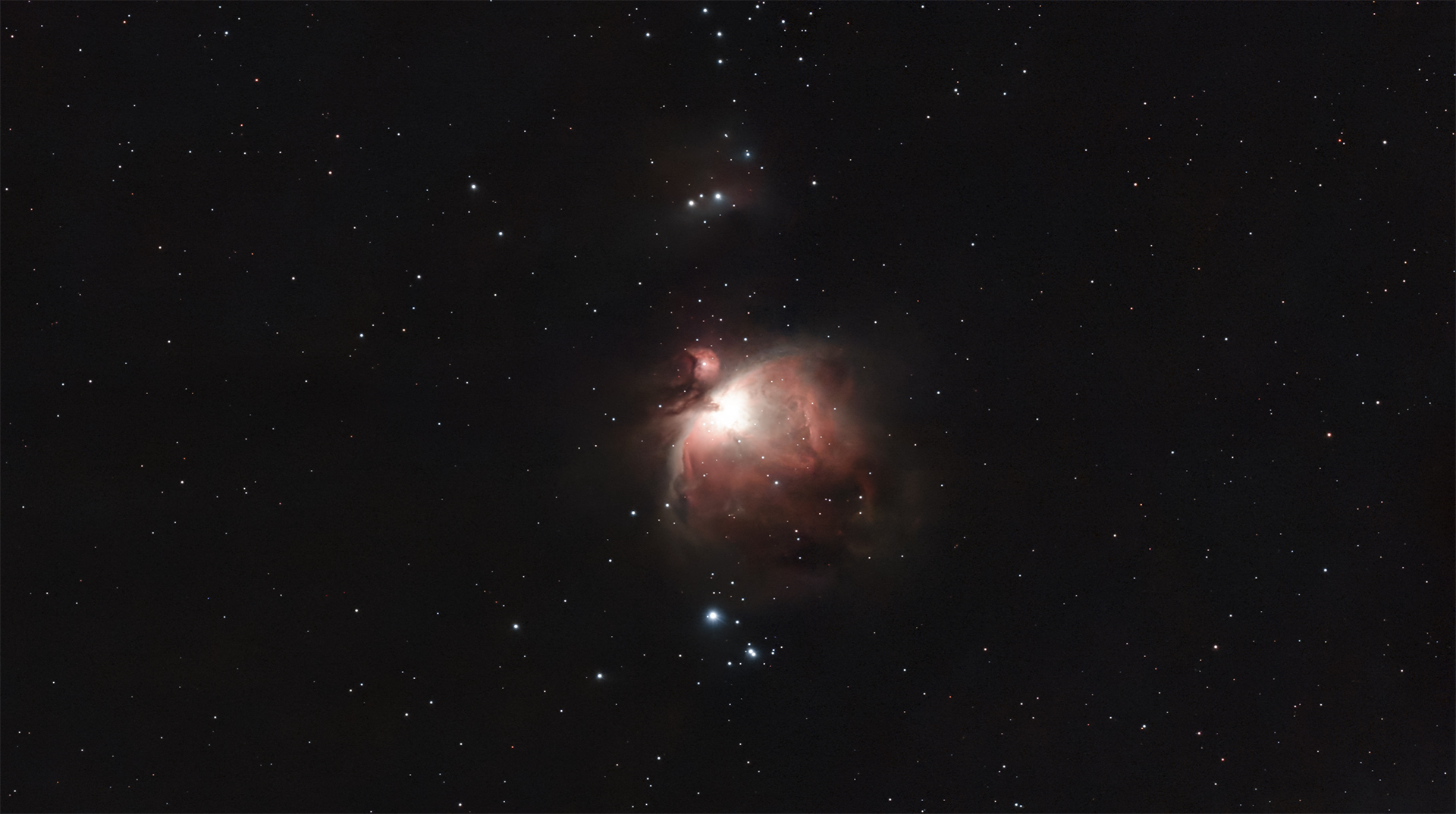 1.8x Mosaic of M42 Captured w/ DWARF Mini, 1 hr. Total Integration Time 