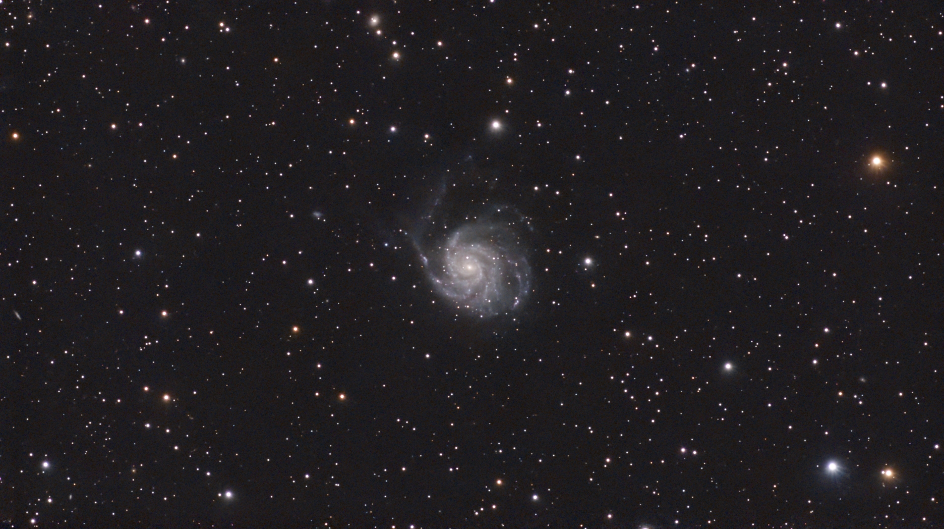 Multi-night Stack of M101