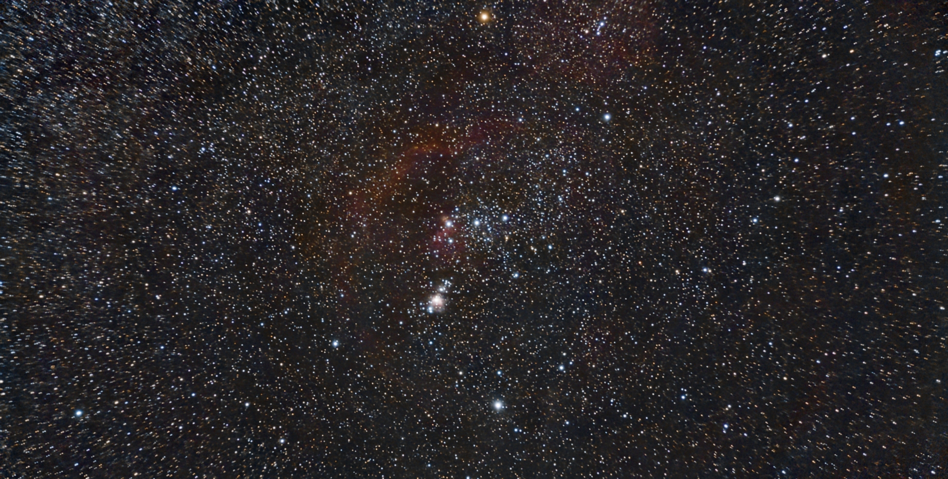 Orion Complex Captured w/ DWARF Mini, 1.5 hrs. Total Integration Time