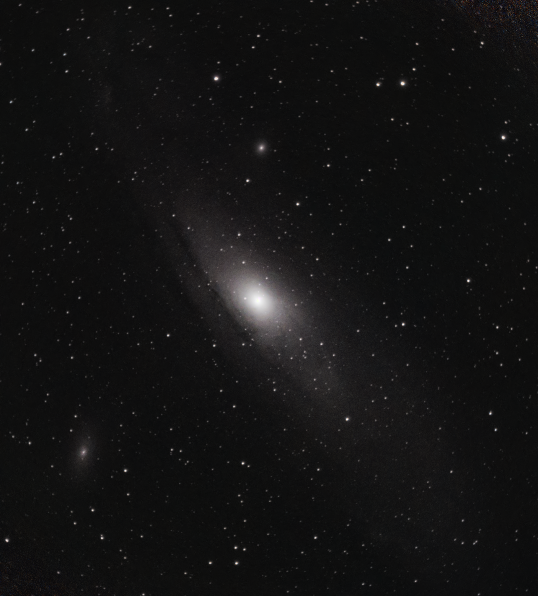 M31, The Andromeda Galaxy, Capture w/ Dwarf 3, Processed w/ Siril, 16.75 mins. Total Integration Time