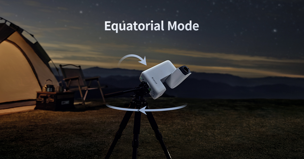ZWO Seestar S30 Pro Smart Telescope EQ mode