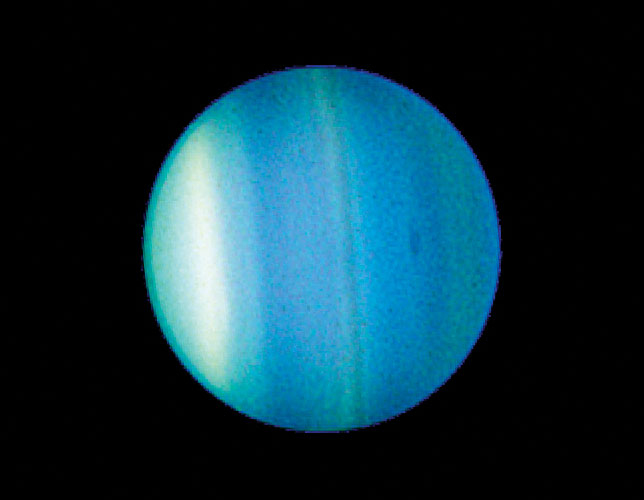 Uranus Captured by the Hubble Space Telescope