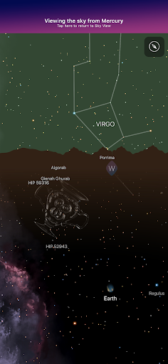 Night Sky App Screenshot