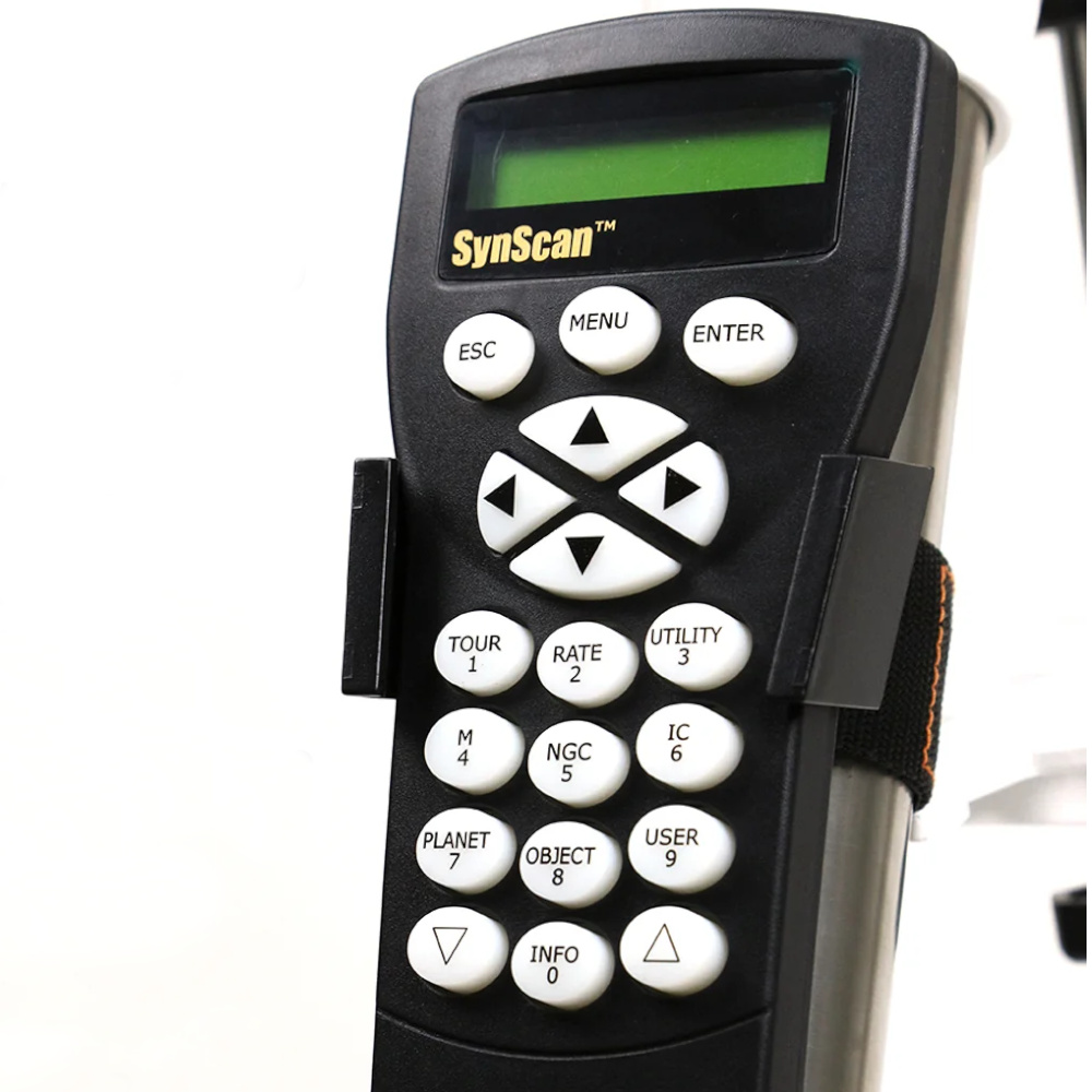 Close up of the hand controller