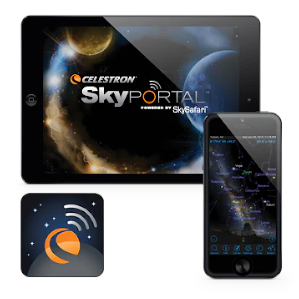 Graphic of the SkyPortal app