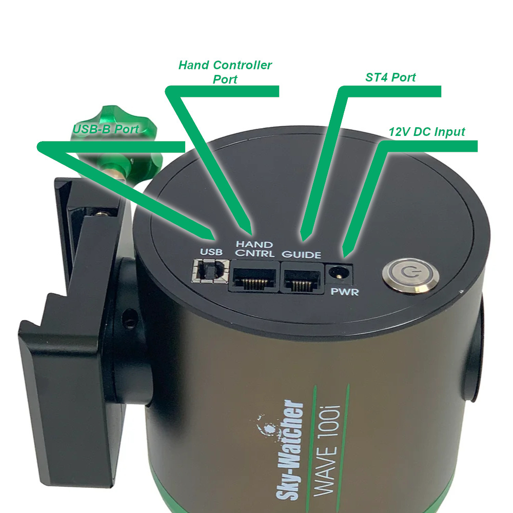 Sky-Watcher Wave ports