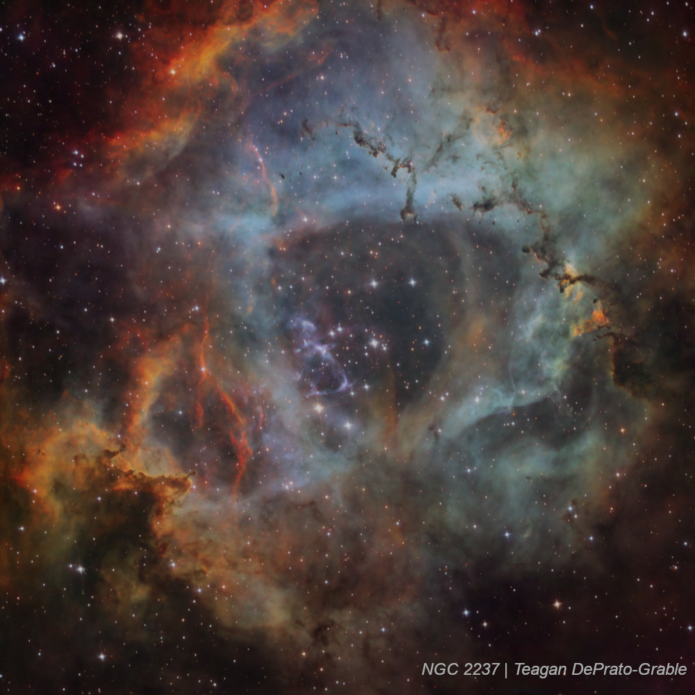 {{Image of the Rosette nebula captured through the CarbonStar 150}}