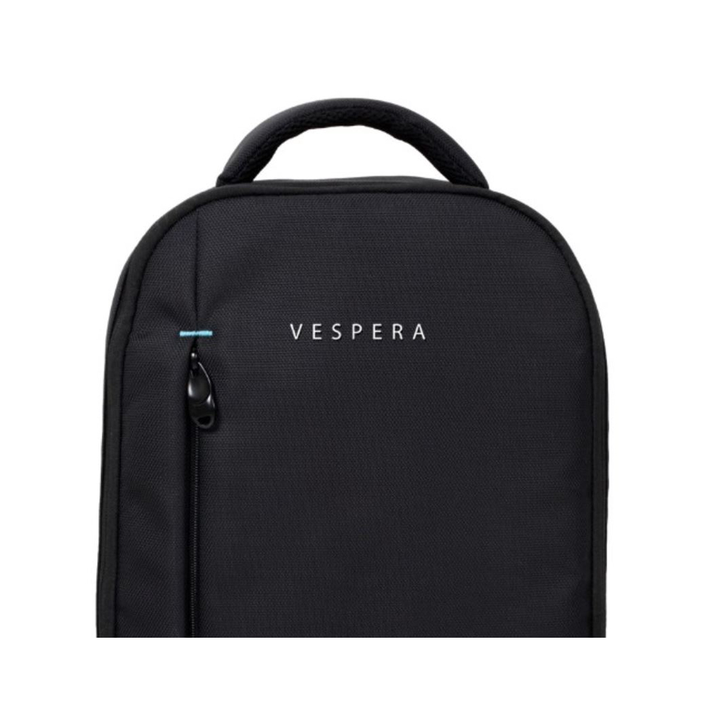 Vespera Backpack Logo and Carry Handle
