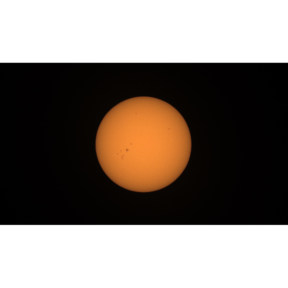 Sun Image Taken with Solar Filter