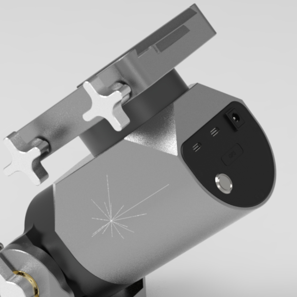 Close up of the front of the WD-17 mount