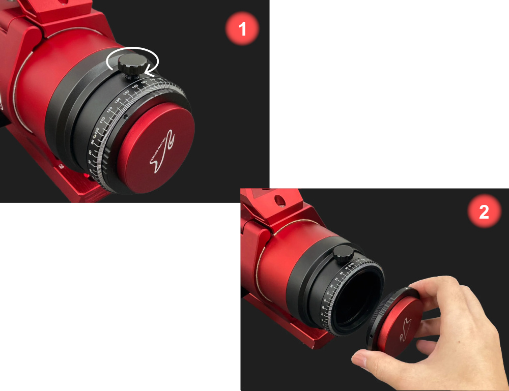 First two steps to installing a 2 inch filter