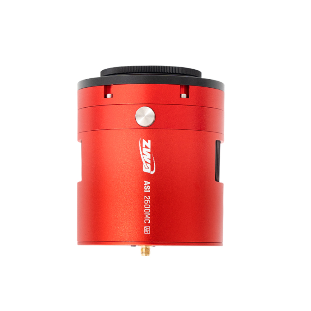 Image of the ASI2600MC Air, demonstrating how it combines three standalone accessories into one